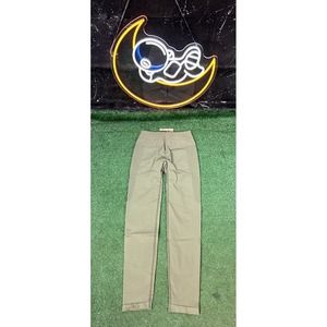 Rawgear Seamless High Waisted Green Yoga Leggings Pants‎ Womens Size S Logo less